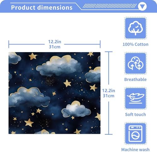 Quick-Dry Absorbent Washcloth Set