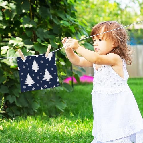 Xigua Christmas Trees Washcloths Set of 2 12x12 Inch 1