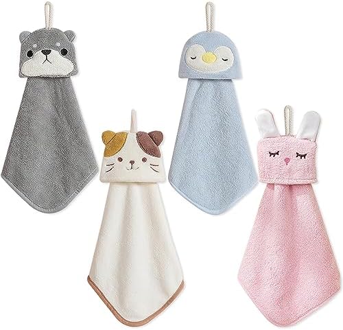 Fun Animal Hand Towels for Kids