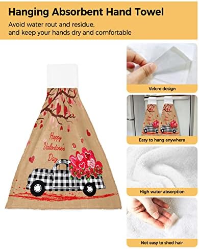 Amusing Red Love Hand Tie Towel Set