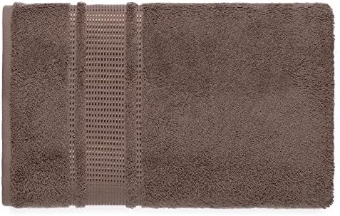 2-Piece Mocha Brown Bath Towel Set