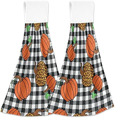 Leopard Plaid Kitchen Towels