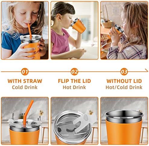 Sturdy 12oz Cup Set for Kids with Transferable Design