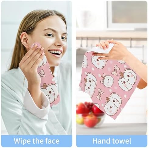 Set Of Kawaii Offset Washcloth 12x12inch