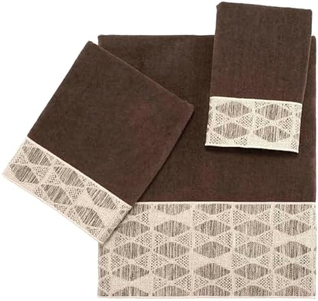 Avanti Linens Vernon Collection Mocha bath towel set