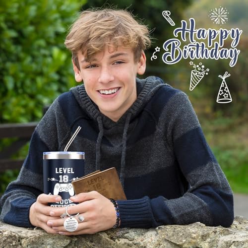8 Pcs Happy 18th Birthday Gift Set for Boys