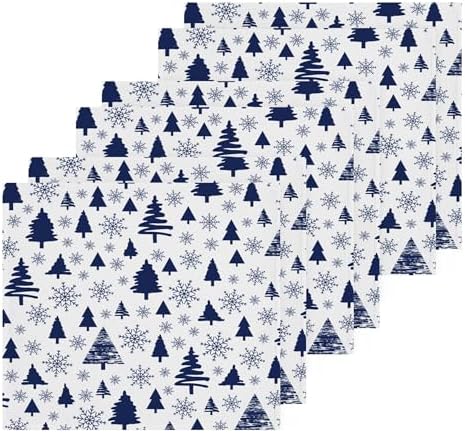 Xigua Christmas Tree Fast-Drying Washcloth Set 12-Inch Set of X