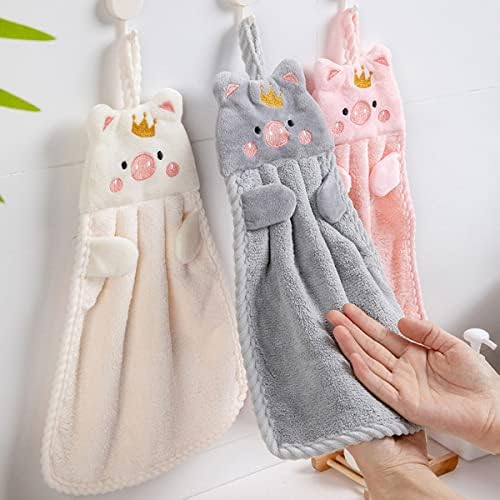 Ewanda Store 3-Pack Cartoon Hand Towels for Kids