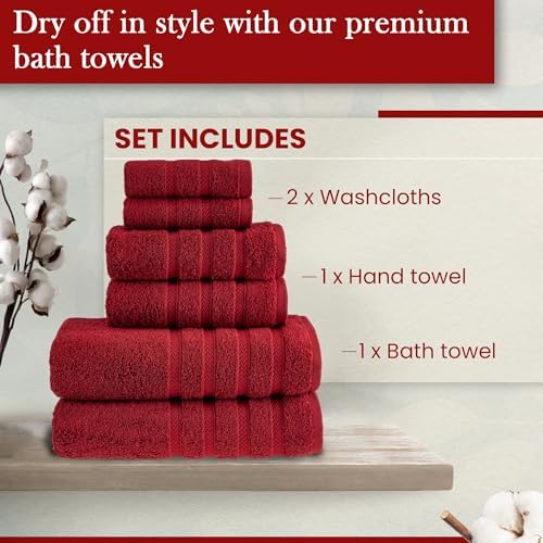 Luxury Turkish Towels Set 650 GSM 100 Cotton Ergonomic Design Machine Washable