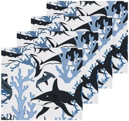 Shark Washcloths 2-Pack