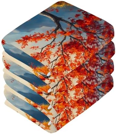 Perfect Xigua Autumn Tree Washcloths