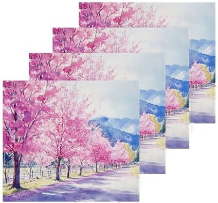Cherry Blossom Washcloth Set - Fast Drying Multi-Purpose Towels