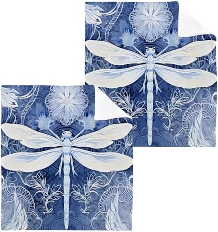 Double-Stitch Softness 2-Piece Reusable Cotton Face Towels