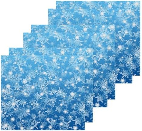 Adorable Christmas Snowflakes - Soft Reusable Washcloths