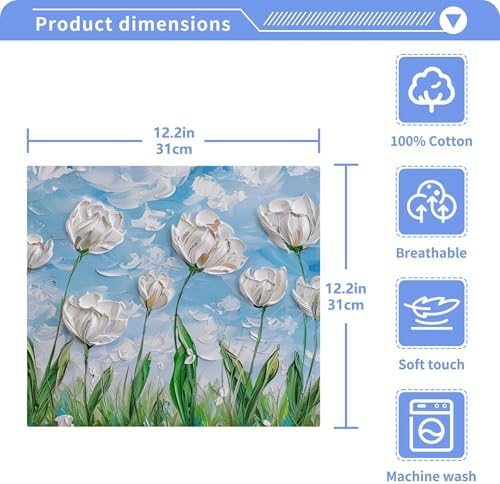 Xigua Flowers Washcloth Set Effortless Fast Drying Multi-Purpose