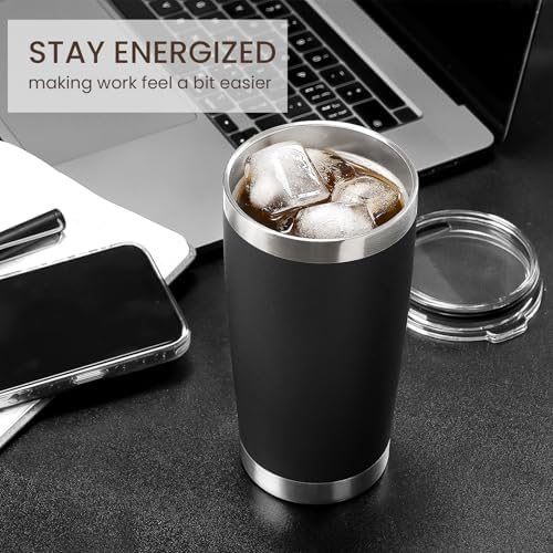 Perfect Gift for Travelers Double Wall Vacuum Insulated 20oz Tumbler Set
