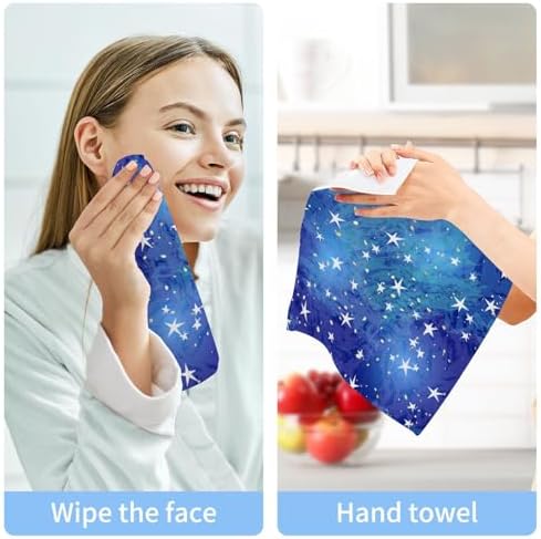 2-Piece Washable Face Towels for Babies Soft Reusable Absorbent Durable