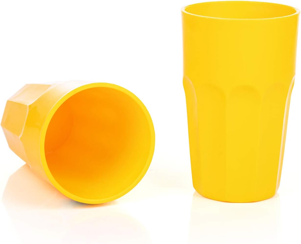 Mintra Home Drank Cup 4PK Yellow 15oz