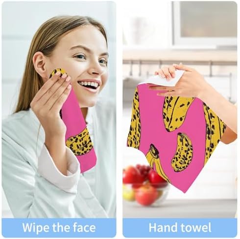 Xigua Yellow Banana Washcloth Set 12x12