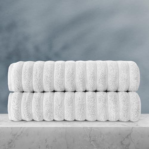 Luxury Turkish Cotton Bath Towels Set - 27x54