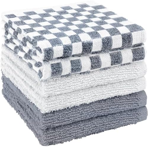 decorators 100 cotton checkered washcloths