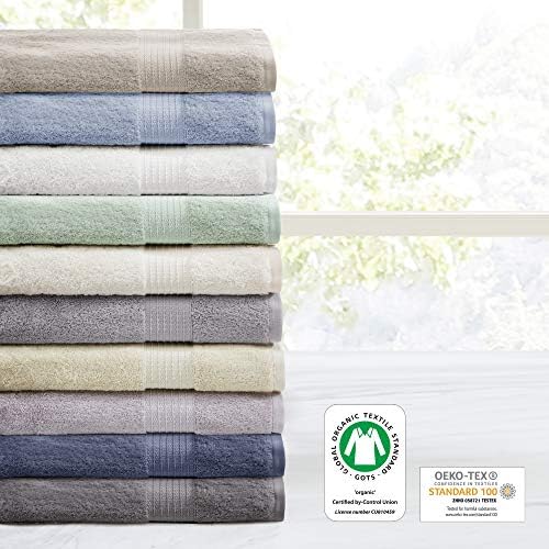 Madison Park Organic 100 Cotton Bathroom Towel Set