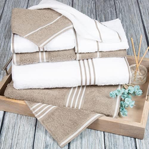 Lavish Homme 8-Piece Cotton Towel Collection
