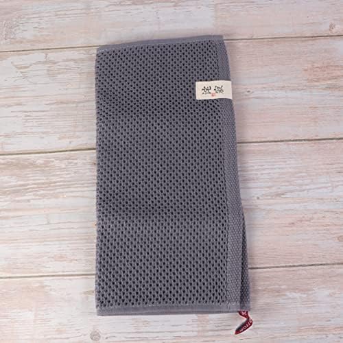Alipis Waffle Weave Washcloth Set 32x32cm Cotton Face Towel Ultra Soft