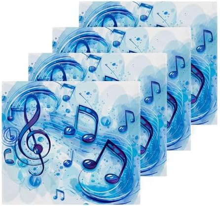 Musical Note Washcloths for Babies