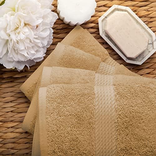 BLUENILEMILLS 4-Piece Egyptian Cotton Towel Set