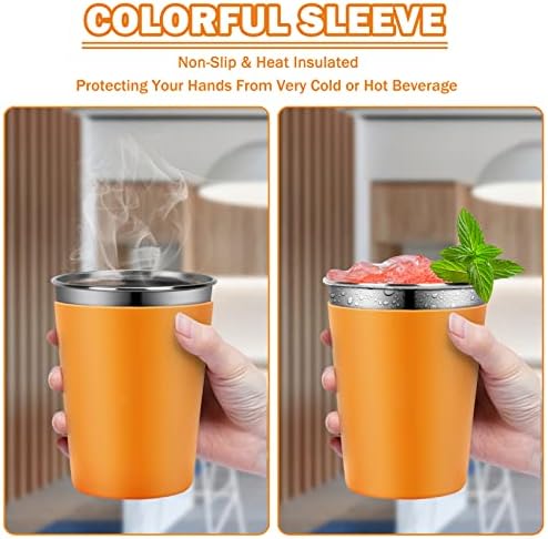 Sturdy 12oz Cup Set for Kids with Transferable Design