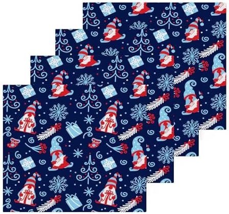 Xigua Christmas Gnomes Washcloth Set 2-12 Pcs