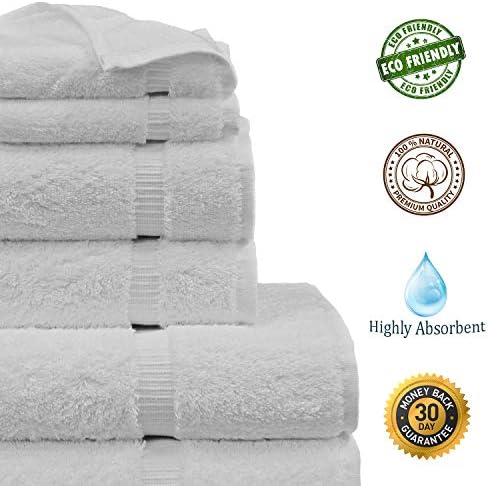 Indulge Linen 100 Turkish Cotton Towel Set 6 Piece