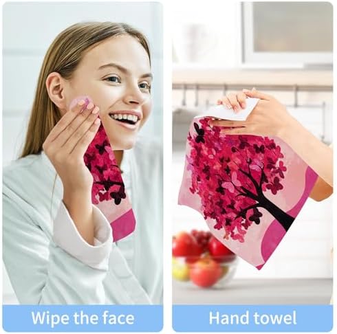 Xigua Red Tree Washcloth Set