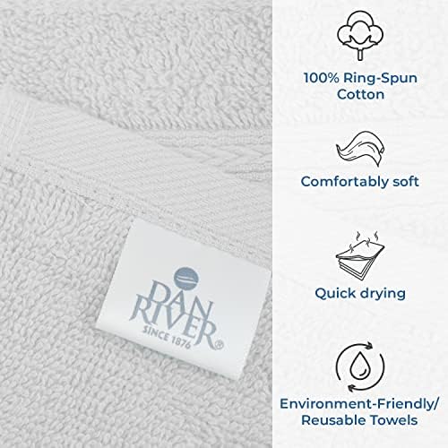 Elegant 8-Piece Cotton Towel Set Soft Absorbent Machine Washable