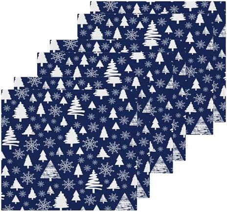 Xigua Christmas Trees Washcloth Set 212 Pcs 12x12inch Fast Drying Multi-Purpose Use
