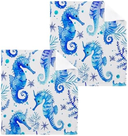Seahorse Washcloth 2-Pack for Babies