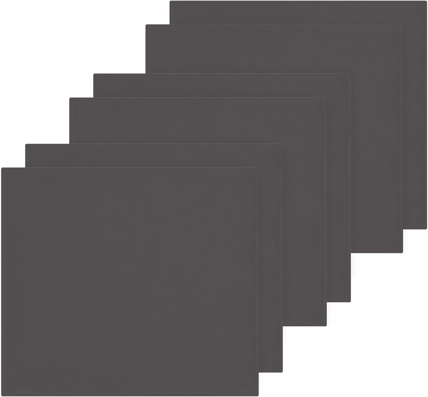 2pc 12x12 Dark Grey Washcloths