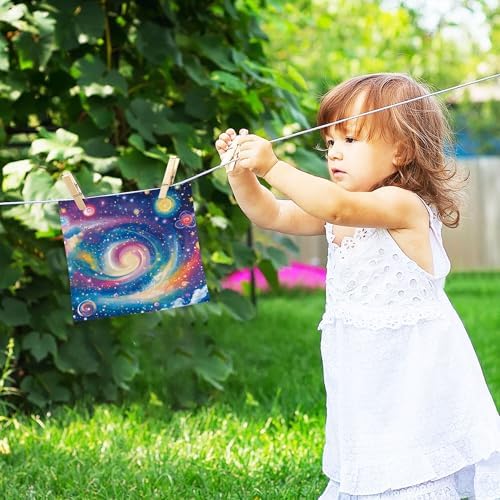 Fast Drying Galaxy Washcloth Set for Bathroom Kitchen