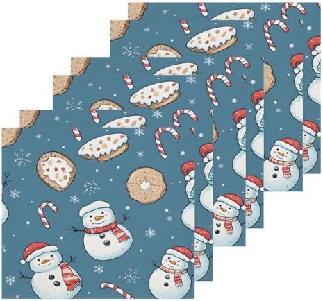 Xigua Snowman Washcloth Set Fast Drying Multi-Purpose
