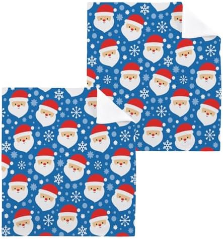 Christmas Santa Washcloth Set