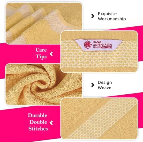 Elegant 6-Piece Solitaire Towel Set