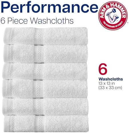 AntiOD 6-Piece Performance Towel Set Grey