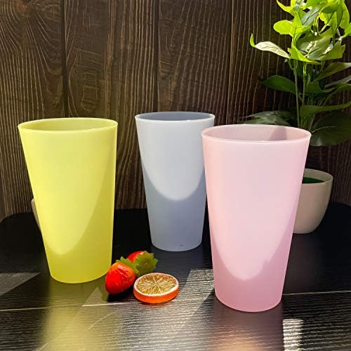 32 oz Large Plastic Cups for Kids Reusable Durable BPA-Free