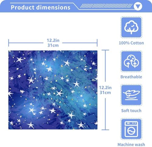 2-Piece Washable Face Towels for Babies Soft Reusable Absorbent Durable