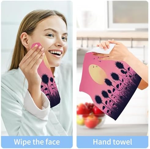 XiguaSunshine Fresh Washcloth Set Soft Durable for Home Travel