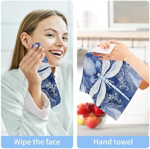 Double-Stitch Softness 2-Piece Reusable Cotton Face Towels