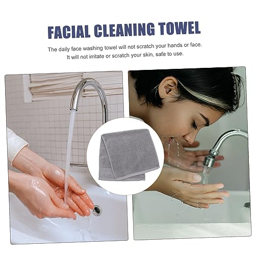 WOONEKY Thick Cotton Washcloth Quick Dry for Bathing Fitness Camping