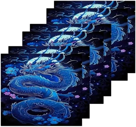 2-Pack Dragon Washcloths Soft Absorbent Baby Face Towels
