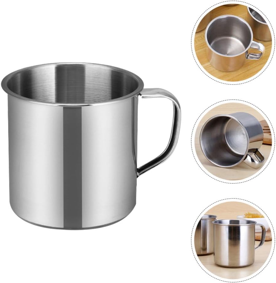 Kichvoe 2-Piece Stainless Steel Tumblers Lightweight Portable for Kids